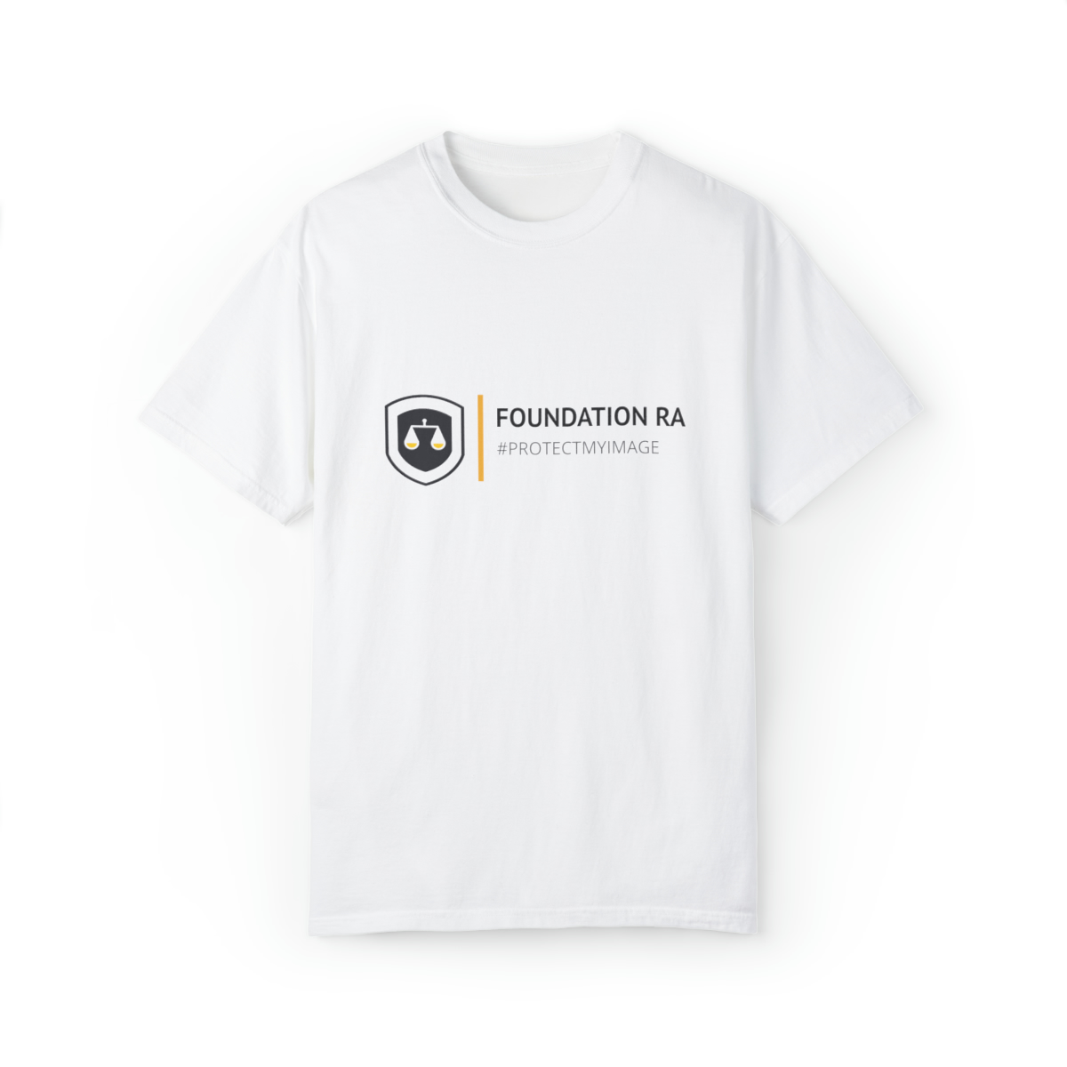 Foundation Ra #Protectmyimage Unisex Garment-Dyed T-shirt